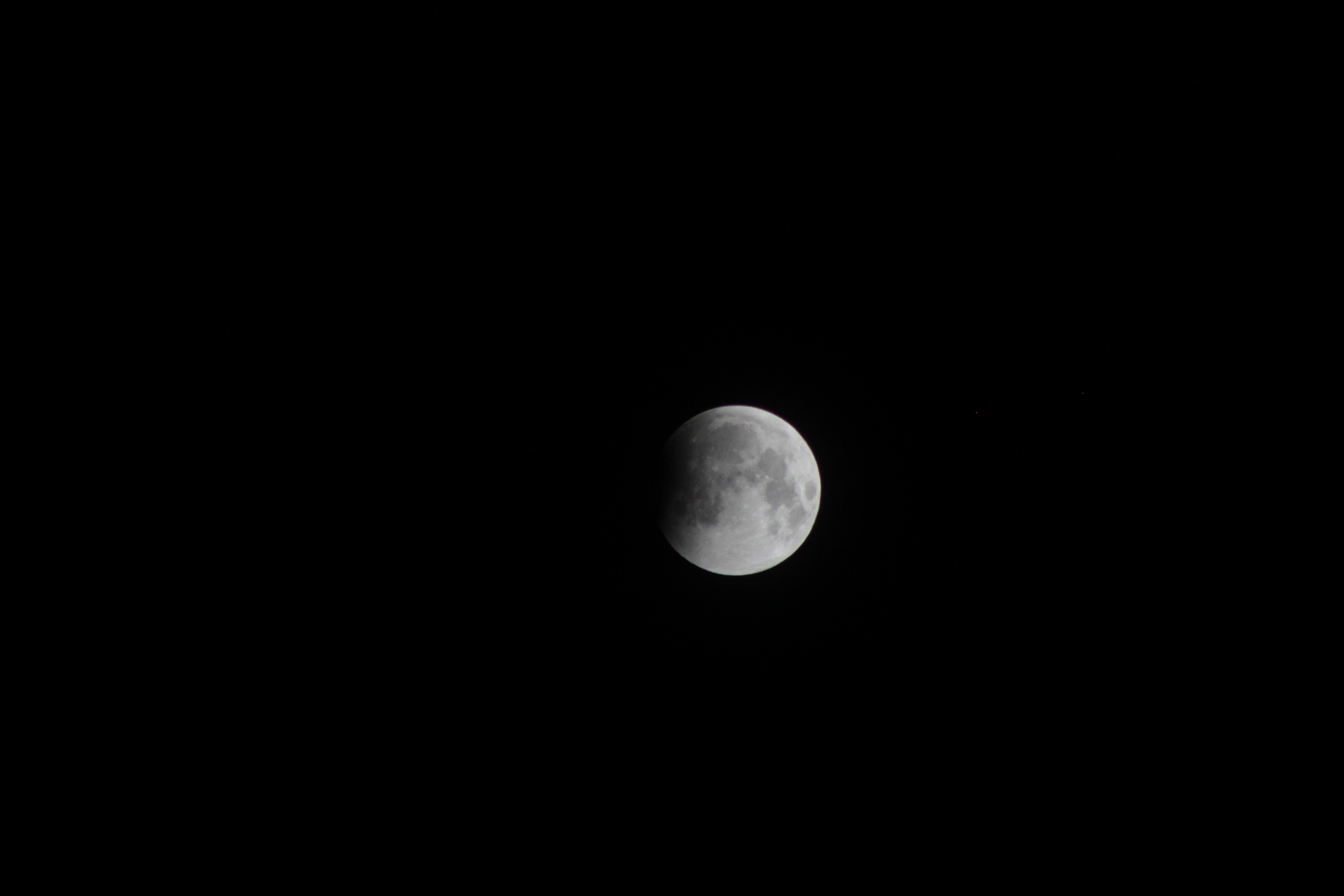 First image of the recent Lunar eclipse by Pam Foster